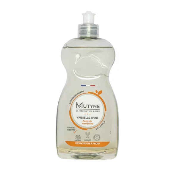 Liquide vaisselle zeste de mandarine ou thé vert et sauge