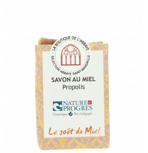 Savon bio au miel propolis -Abbaye de Saint-Wandrille-