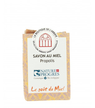 Savon bio au miel propolis -Abbaye de Saint-Wandrille-
