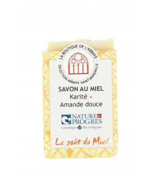 Savon au miel, au karité et à l'amande douce -Abbaye de Sainte wandrille-